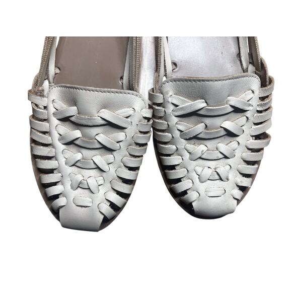 Nisolo Hurache Sandal Size 9 in Bone Cream Leather Flat - Picture 7 of 8